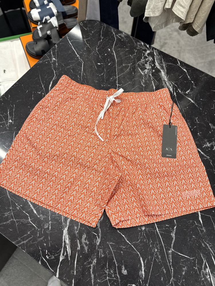 Armanı EXCHANGE Premium Deniz Şortu (5166-Oranj)