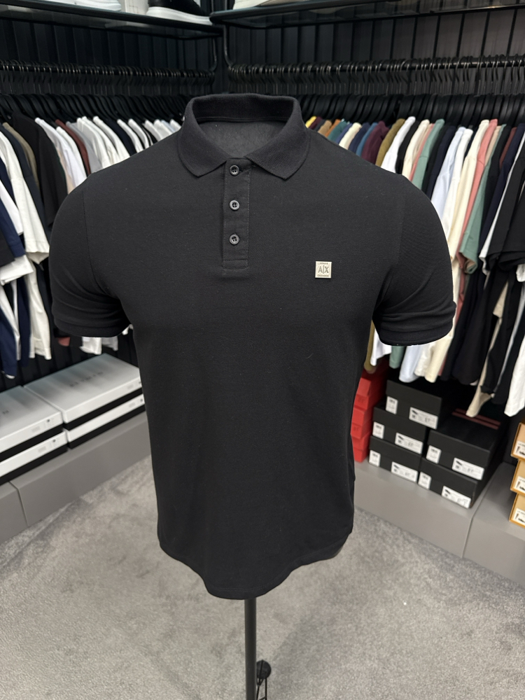Armanı Exchange Polo Yaka (12758-Siyah)