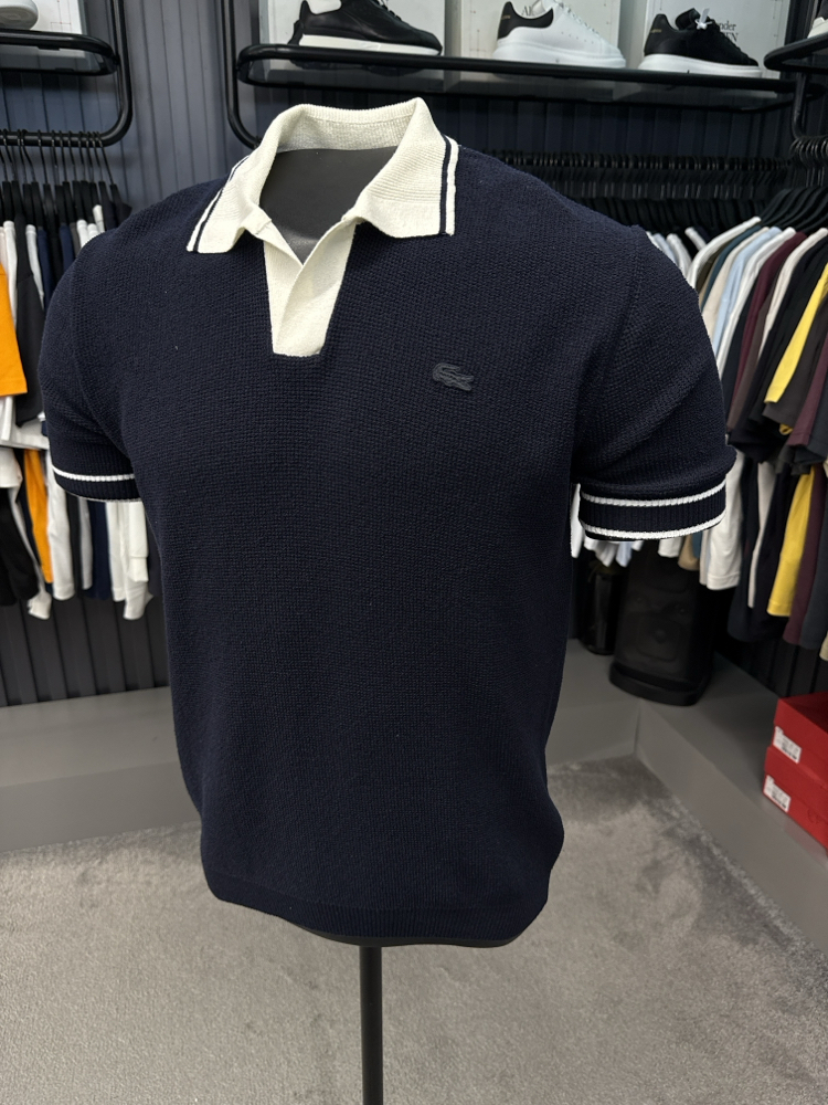 Keten Polo Yaka Triko (Lacivert-33055) 