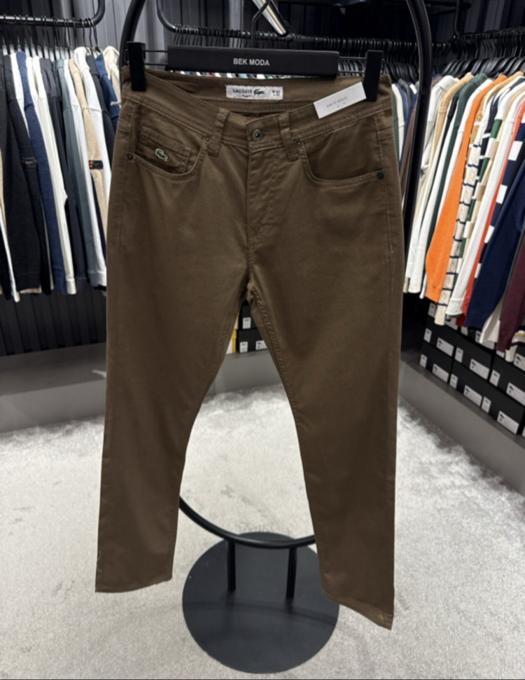 Gabardin Kumaş Pantolon (1199-Taba)