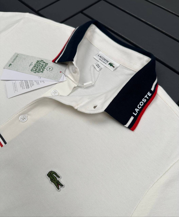 Yaka Detaylı Polo Yaka (10027-Beyaz)