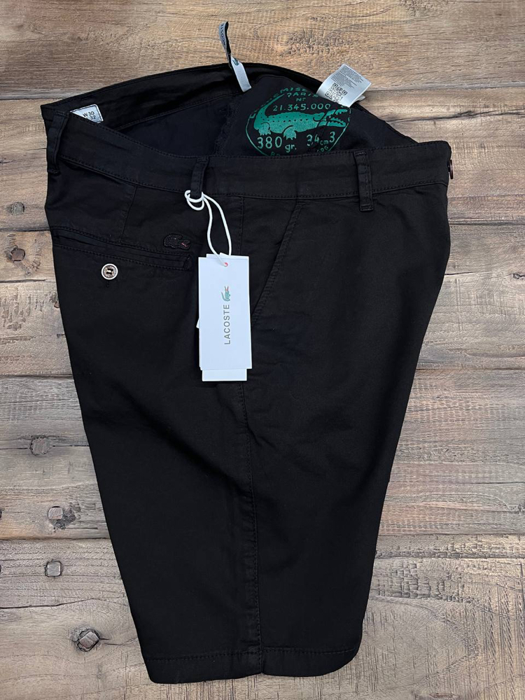 Premium Gabardin Kumaş Şort (1315-Siyah)