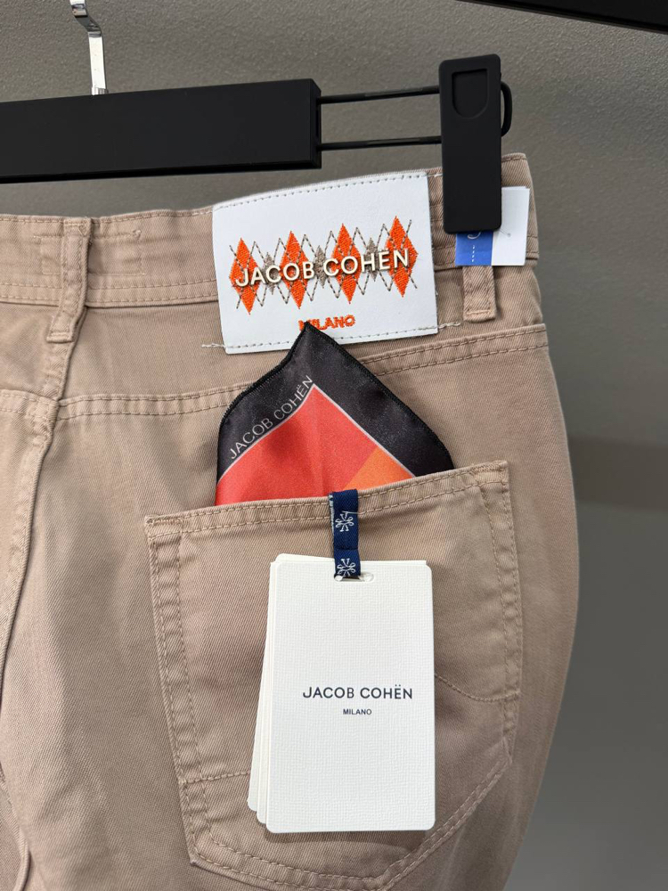 Premium Jacob Cohen Tensel Kumaş Kot Pantolon(1575-Camel)