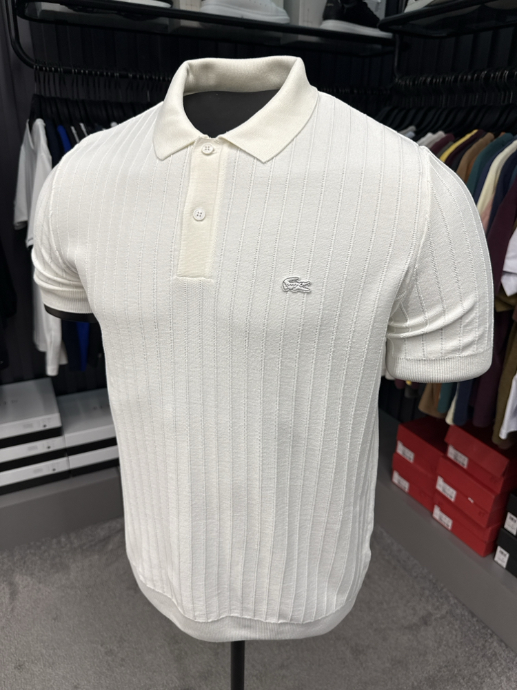 Detaylı Triko Polo Yaka (Beyaz -33049)