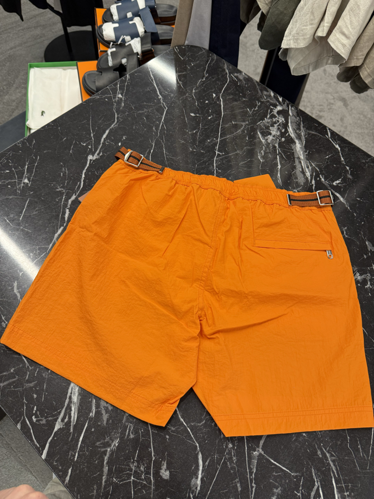 Zegna Premium Deniz Şortu ve Şort Kapri (5165-Turuncu)