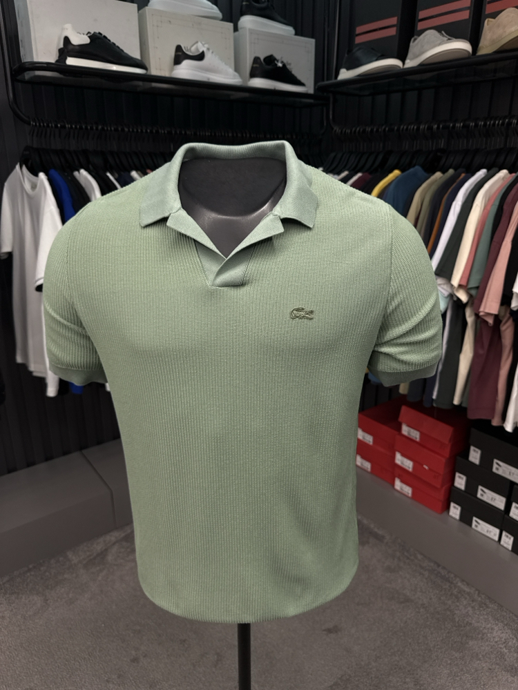 Örme V Triko Polo Yaka (Çağla Yeşili-33036) 