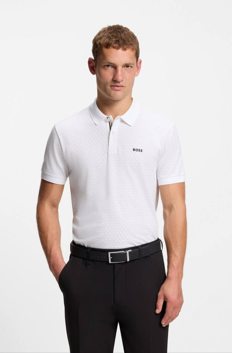 Boss Triko Polo Yaka (Lacivert-33057-Beyaz)