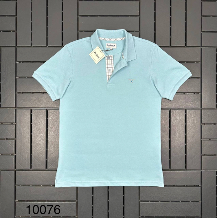  Barbour Polo Yaka (10076-Buz mavisi)