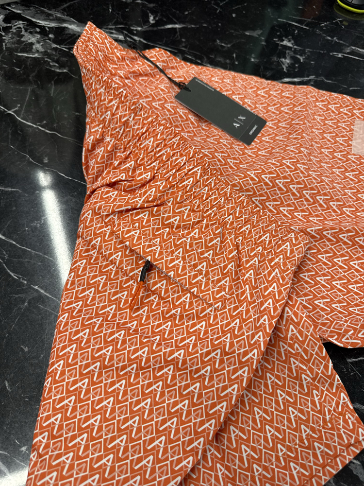 Armanı EXCHANGE Premium Deniz Şortu (5166-Oranj)