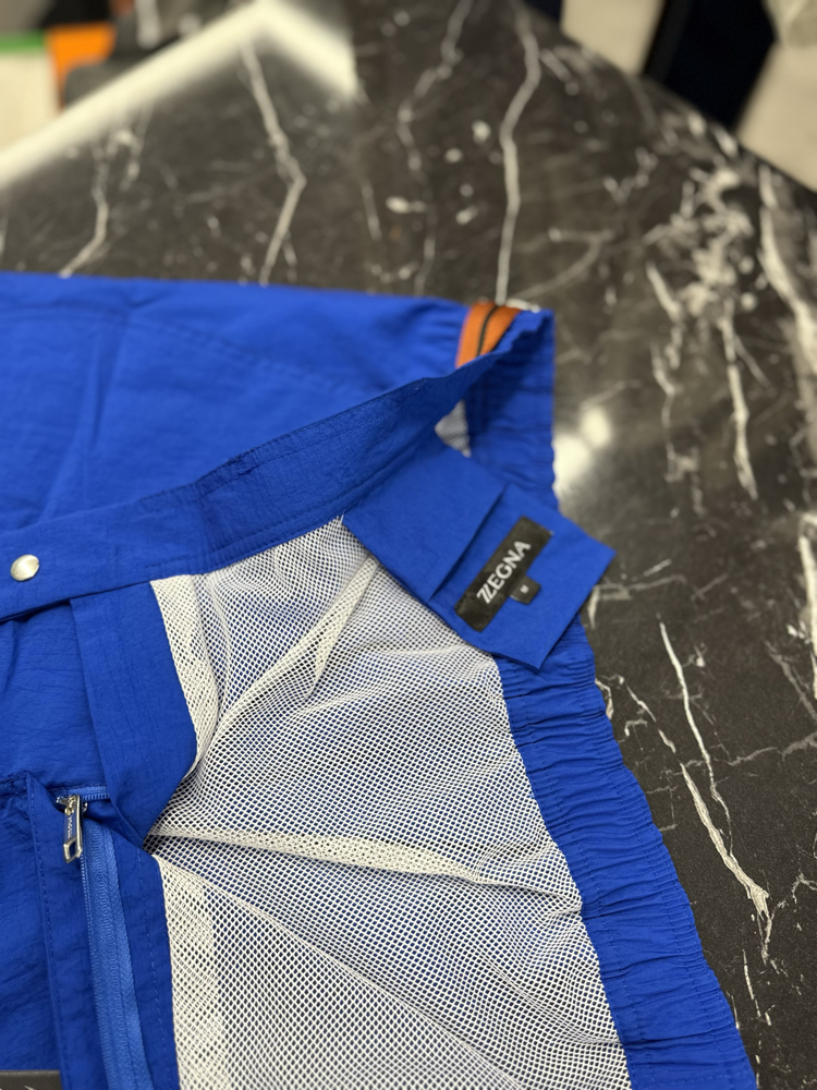 Zegna Premium Deniz Şortu ve Şort Kapri (5165-Sax Mavisi