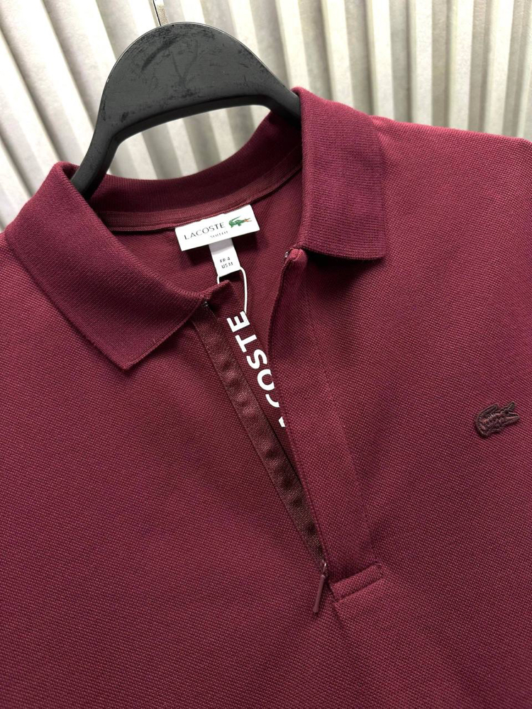 YARIM FERMUARLI POLO YAKA (1055- Bordo)