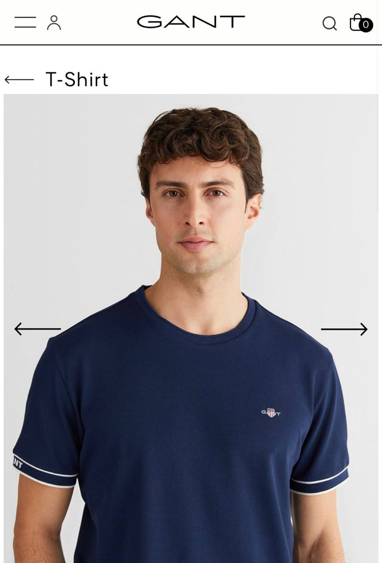 Kol Detaylı Pike Kumaş T-shirt (15019-Lacivert)