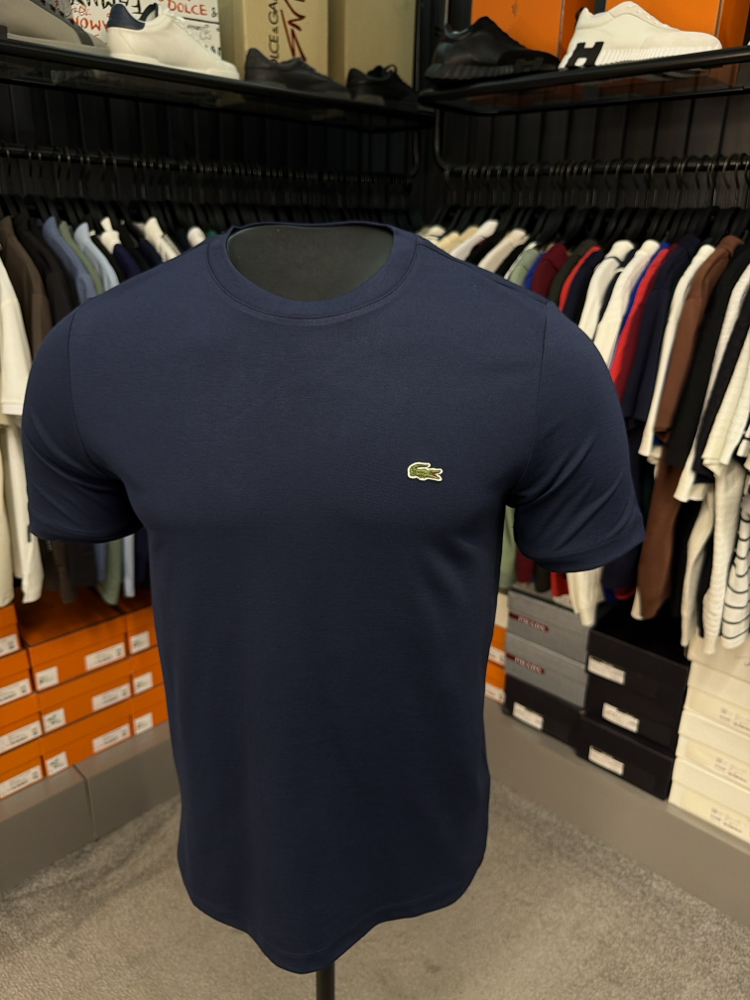 Premium Modal Kırışmayan Kumaş T-shirt (15046-Lacivert