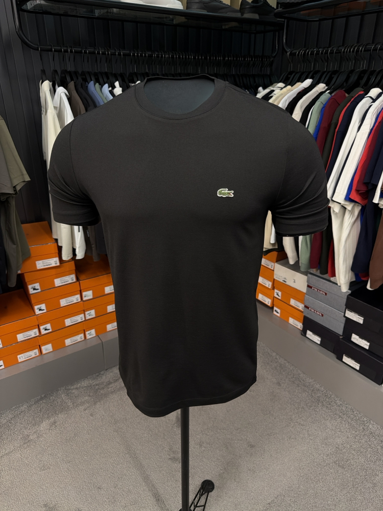 Premium Modal Kırışmayan Kumaş T-shirt  (15046-Siyah
