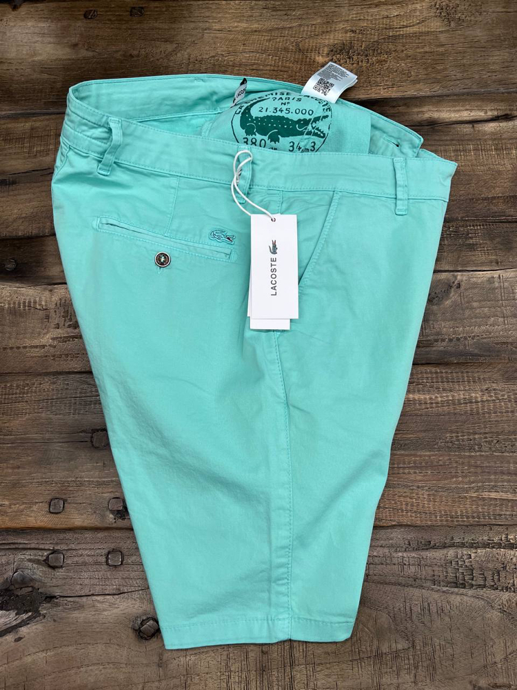 Premium Gabardin Kumaş Şort (1315-Mint Yeşili)
