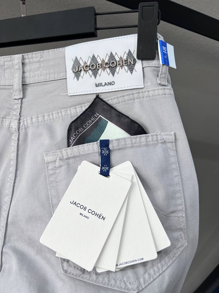 Premium Jacob Cohen Tensel Kumaş Kot Pantolon(1577-Gri)