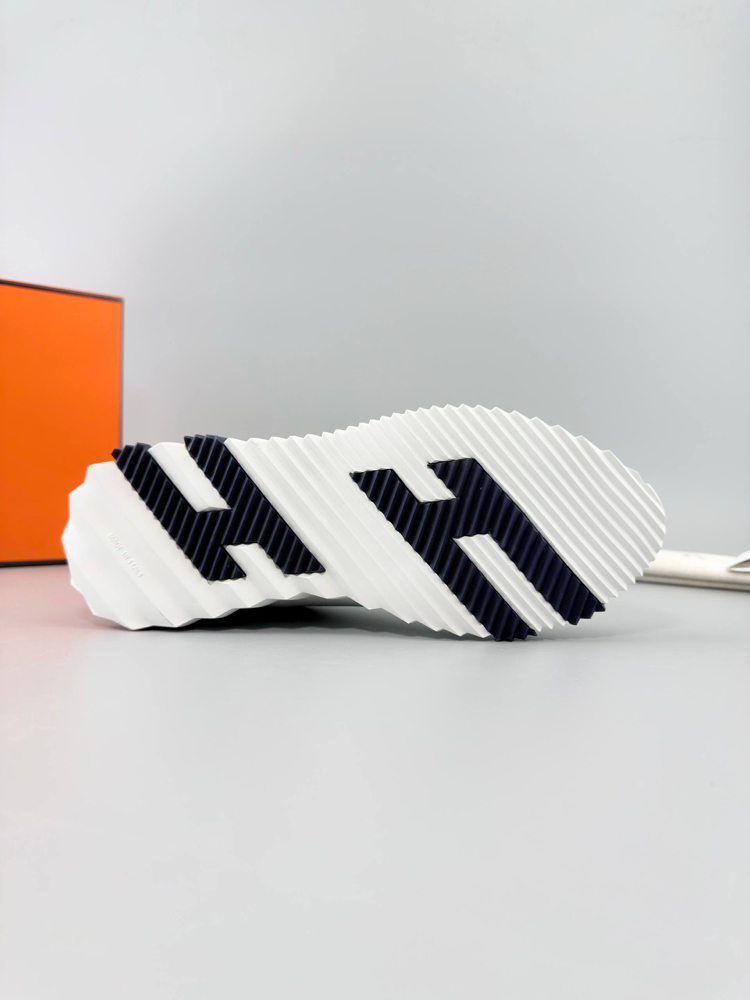Hermes Beyaz Deri Sneakers (İTHAL ÜRÜN)