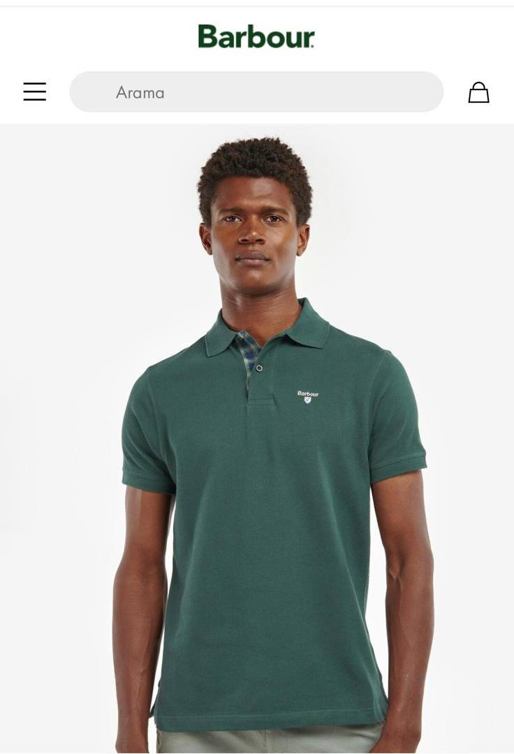  Barbour Polo Yaka (10076-Koyu Yeşil)