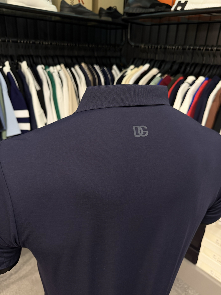 İthal Dolce Gabbana Polo Yaka Kırışmayan Kumaş (10081-Lacivert)