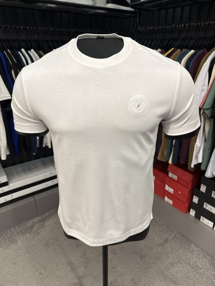 İthal BİRONİ  T-shirt Kırışmayan Kumaş (26096-Beyaz)
