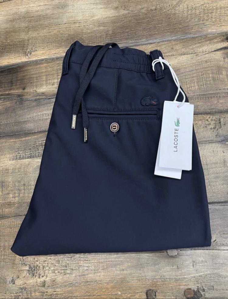 OUTLET ÜRÜNÜ Premium  Kışlık Kırışmayan Kumaş Jogger Pantolon (Lacivert)