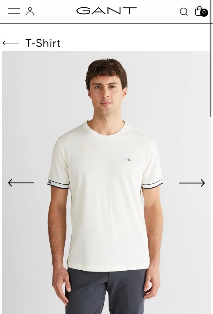 Kol Detaylı Pike Kumaş T-shirt (15019-Beyaz)