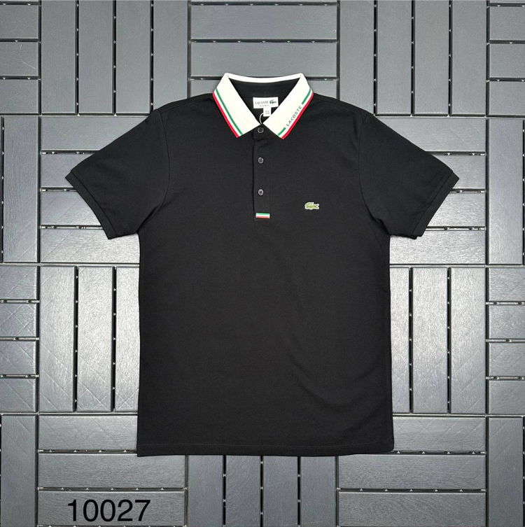  Yaka Detaylı Polo Yaka (10027-Siyah)