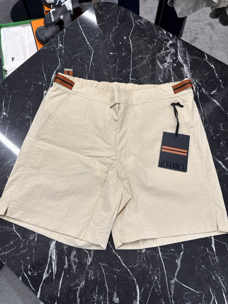 Zegna Premium Deniz Şortu ve Şort Kapri (5165-Bej)