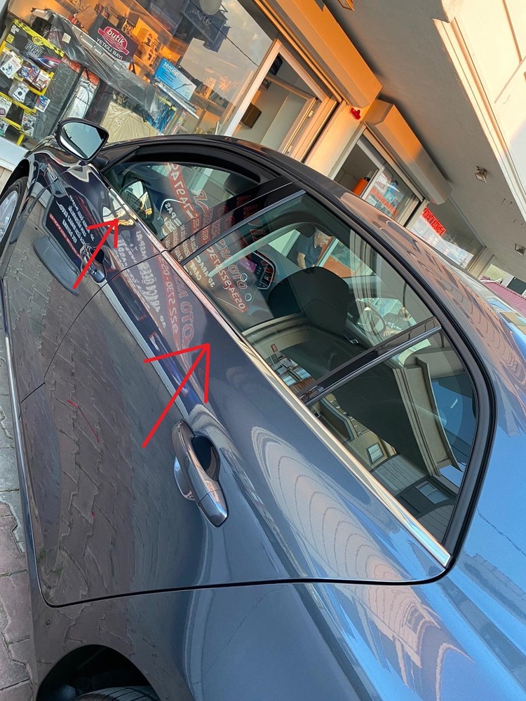MEGANE 4 SEDAN CAM ALT ÇITASI 6 PARÇA A+KALİTE PASLANMAZ ÇELİK