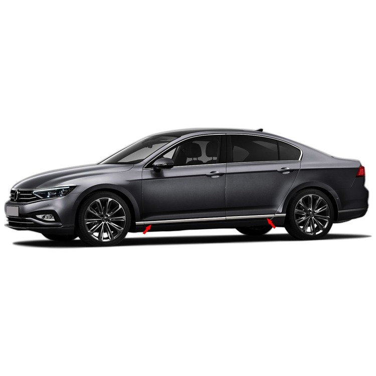 VOLKSWAGEN PASSAT B8.5 YAN KAPI ÇITASI 8 PARÇA PASLANMAZ ÇELİK