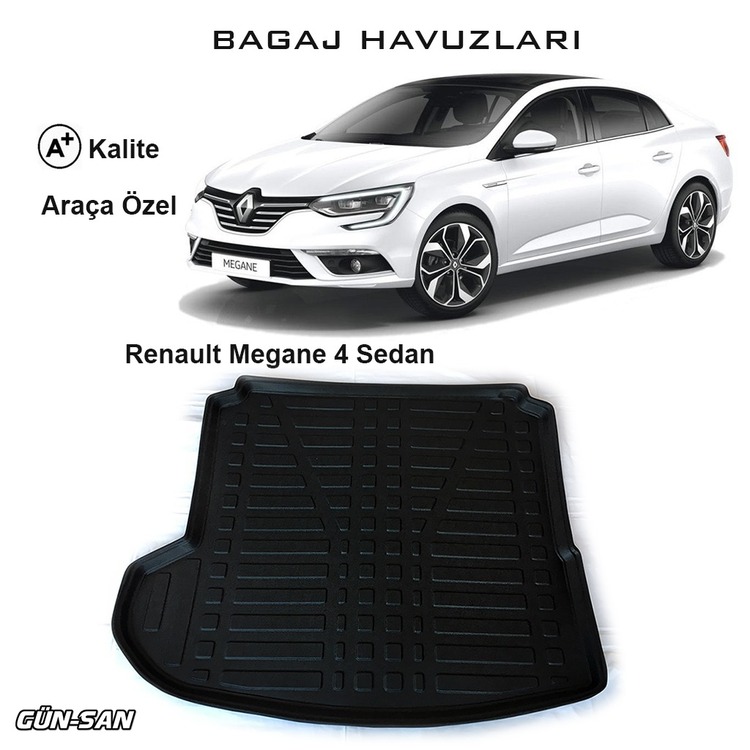 MEGANE 4 SEDAN PASPAS VE BAGAJ HAVUZU SET