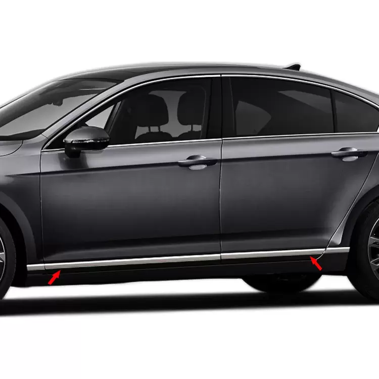 VOLKSWAGEN PASSAT B8.5 YAN KAPI ÇITASI 8 PARÇA PASLANMAZ ÇELİK