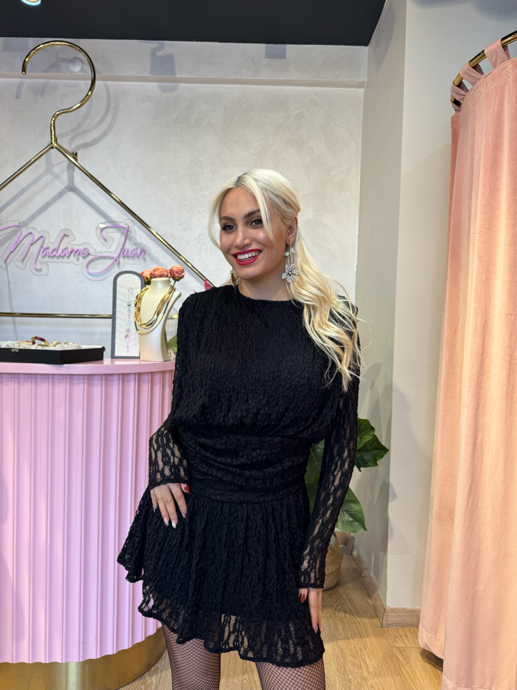 Noir Lace Zarafet Elbisesi