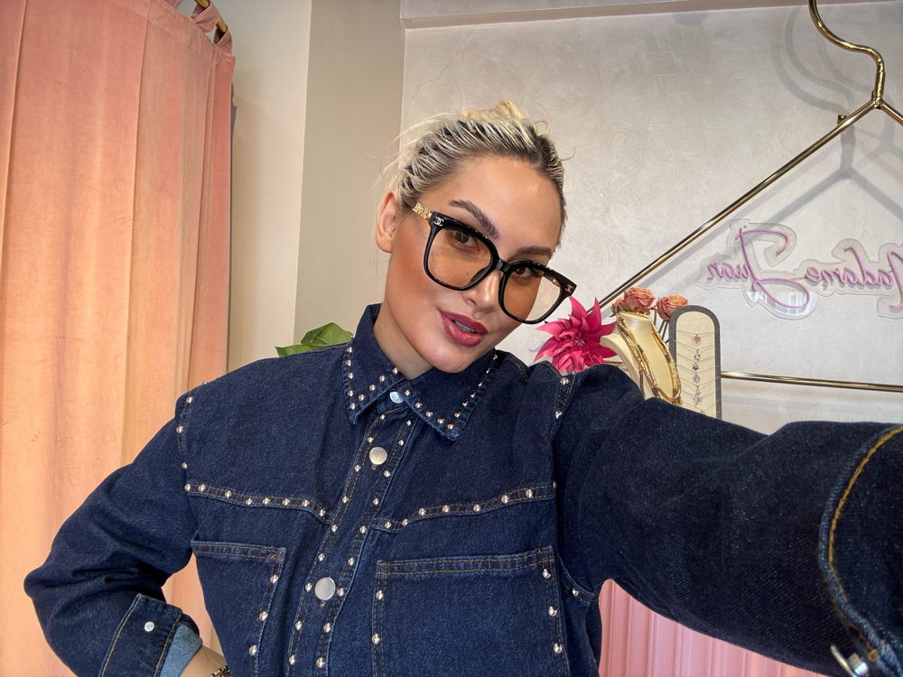 Zımba Detay Premium Denim Takım