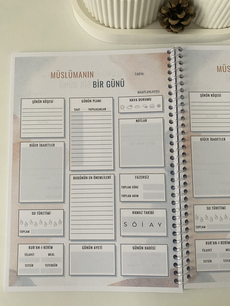 Müslümanın Bir Günü - Günlük Planlayıcı