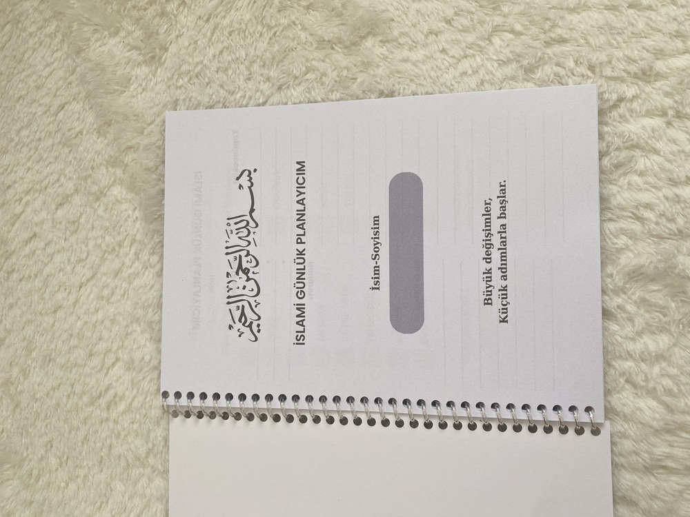 A5 İslami Günlük Planlayıcım