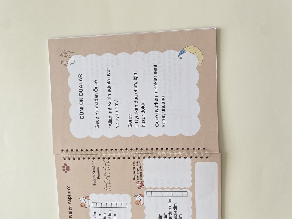 Yolculuk Defterim - 30 Günlük Çocuk Planlayıcısı - Öğren – İbadet Et – Eğlen
