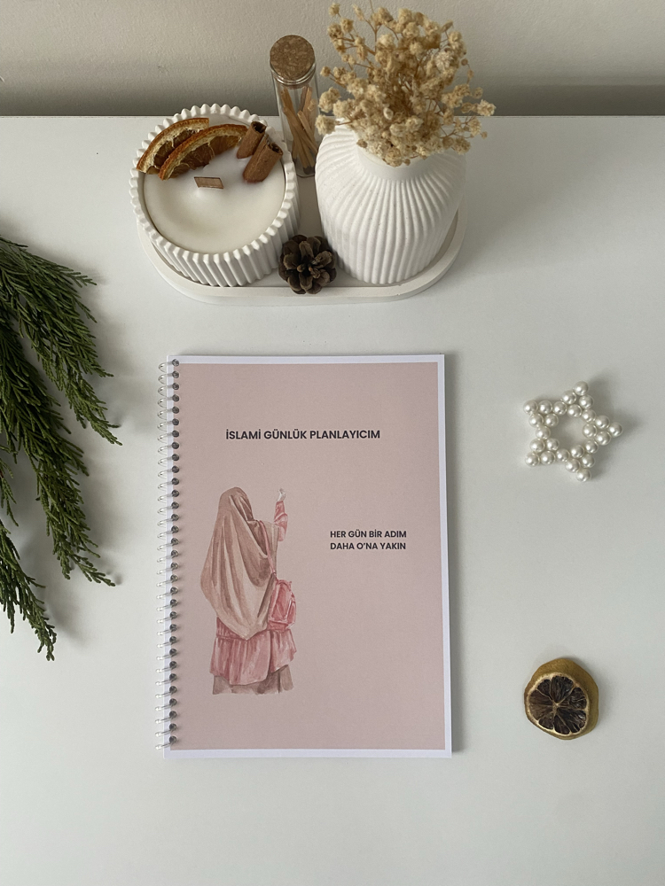 İslami Günlük Planlayıcım – 31 Günlük Spiralli İbadet ve Günlük Planlayıcı (A5)