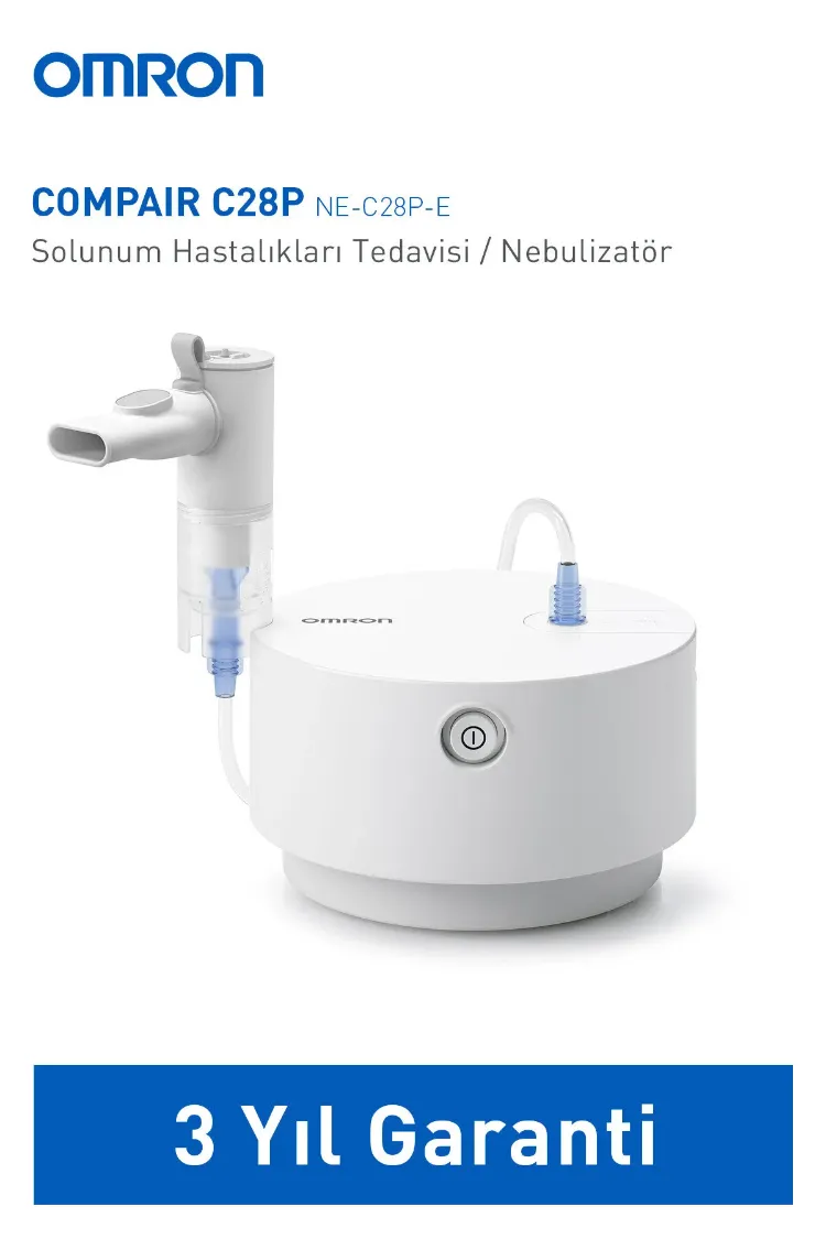 Omron C28P, Hızlı Tedavi Süresi Sunan, Dayanıklı Nebulizatör