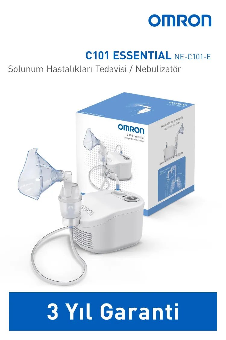 Omron C101 Essential, Tüm Ailenin Kullanımına Uygun Nebulizatör