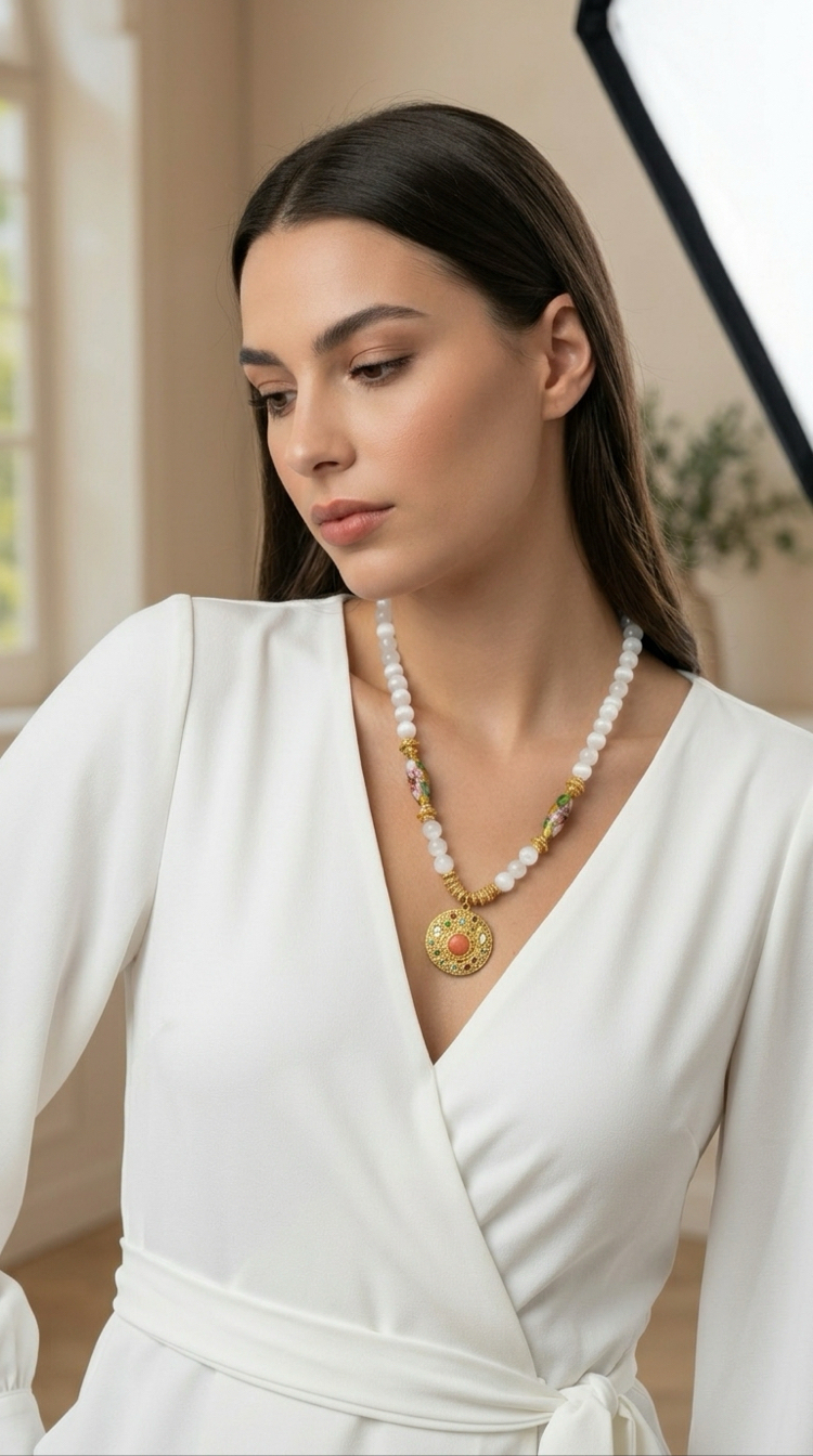 Solara – Doğal Taş Kolye
