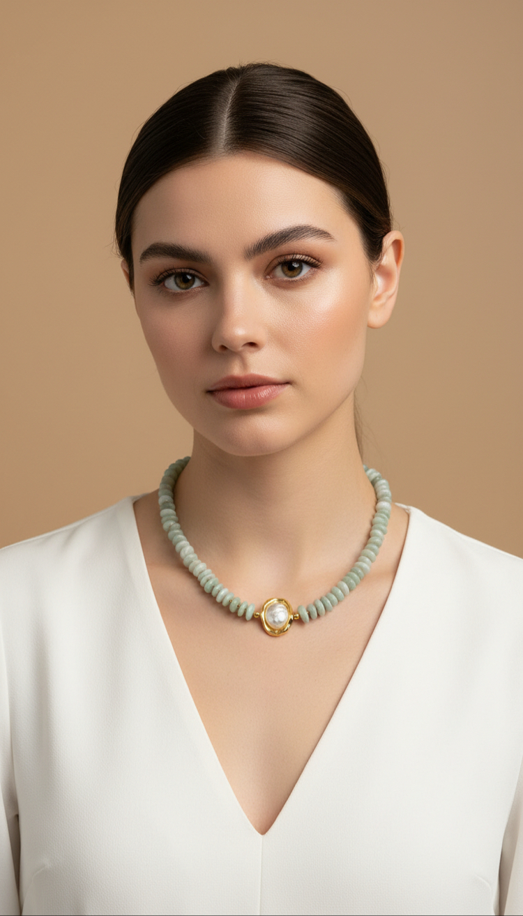 Nerina – Doğal Taş Kolye 
