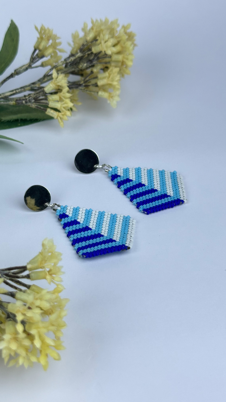Blue Wave Miyuki küpe