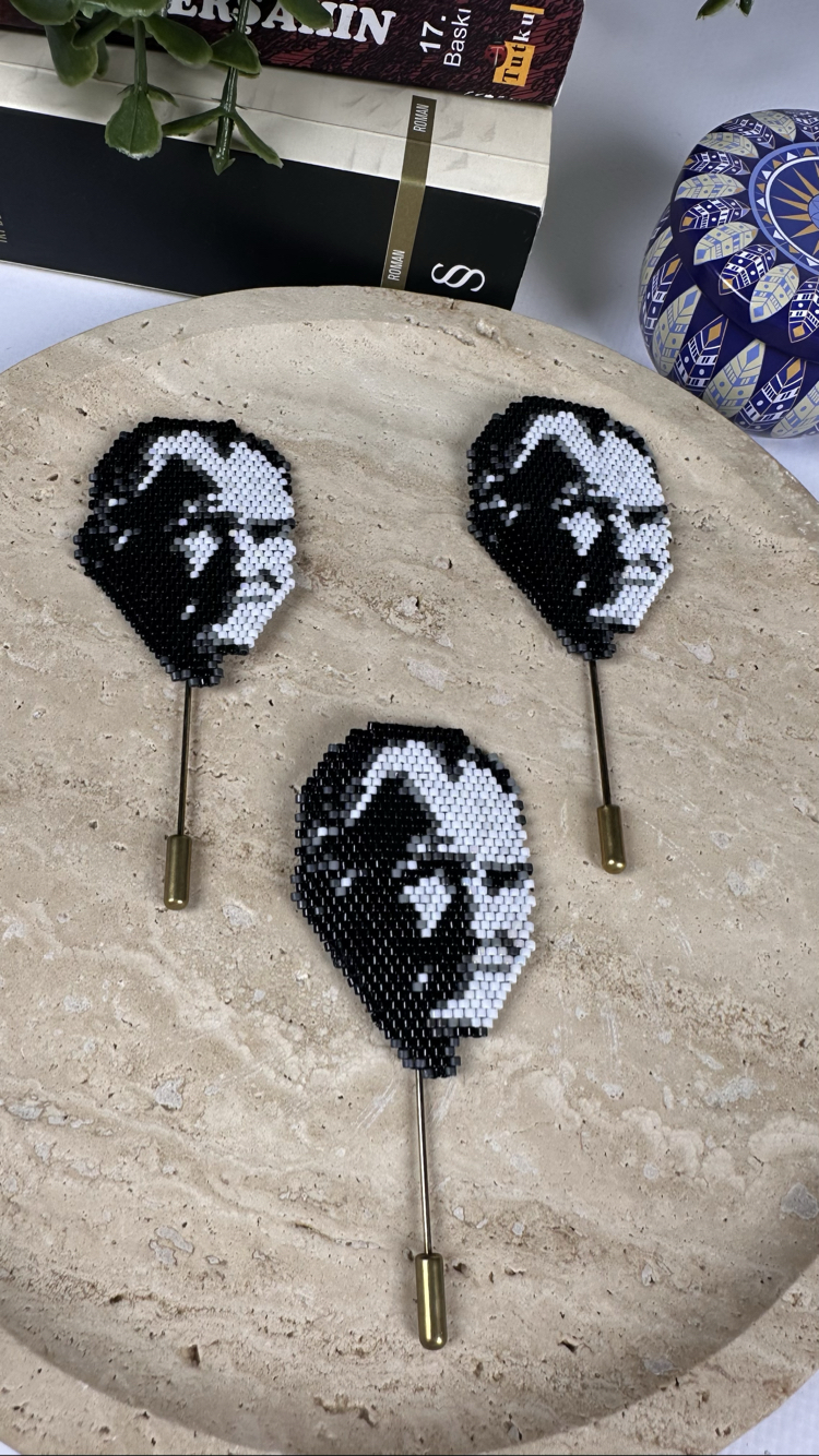 Atatürk Büst Broş 
