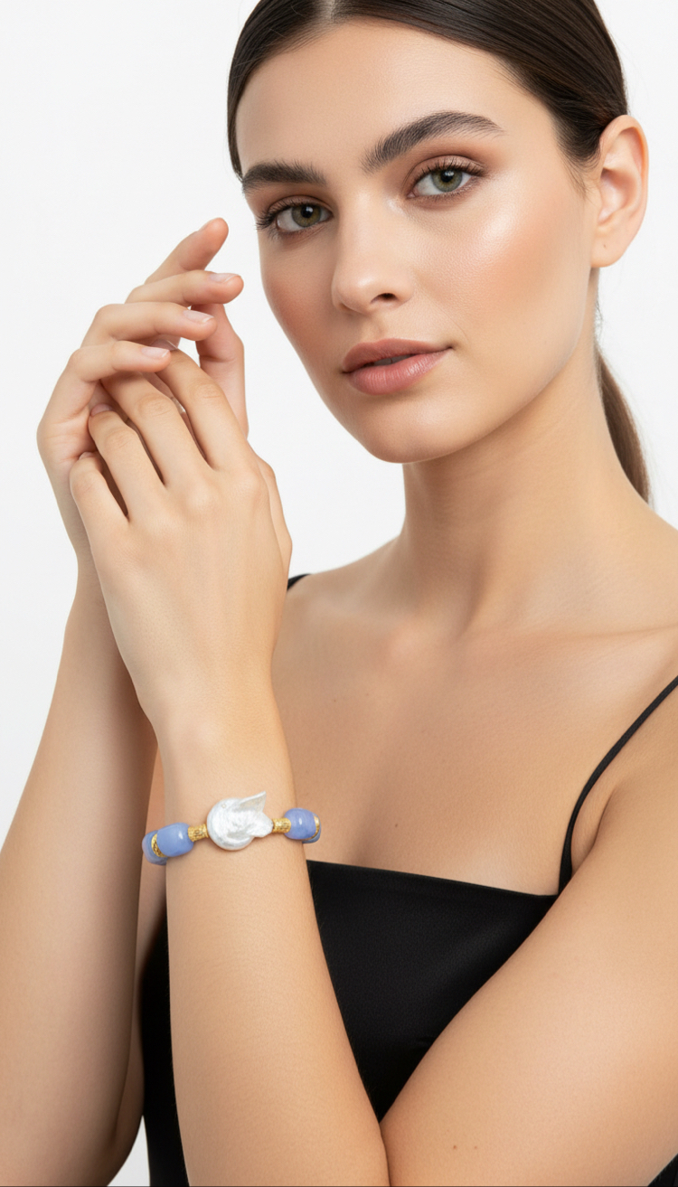 Blue Agate Pearl