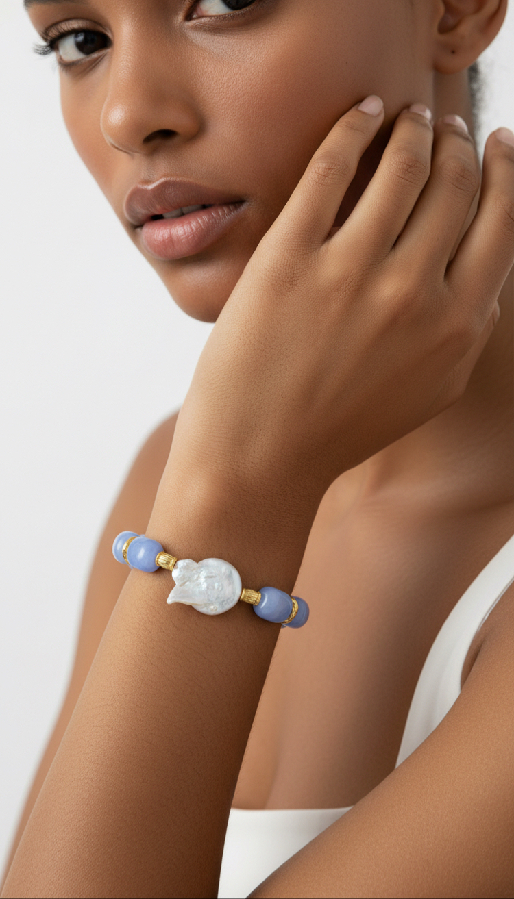 Blue Agate Pearl