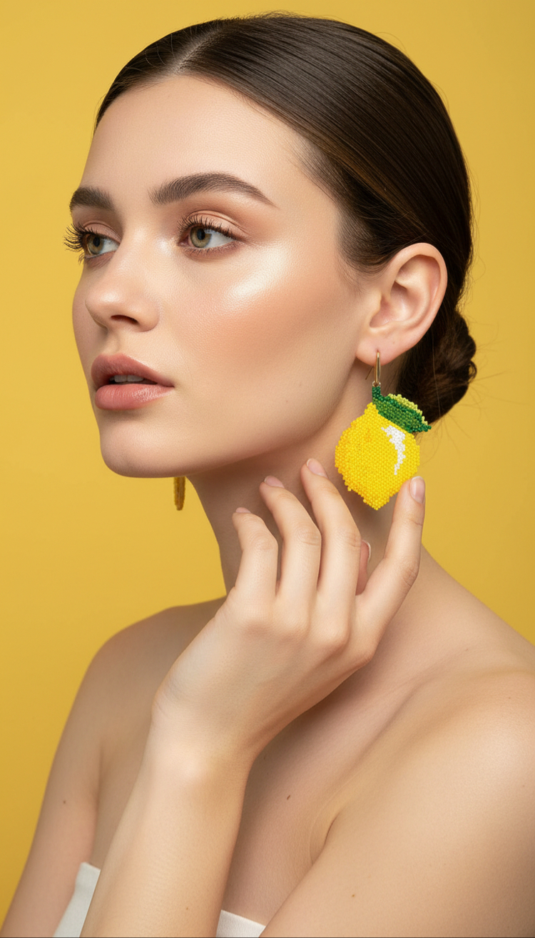 Citrelle – El Yapımı Boncuk Küpe
