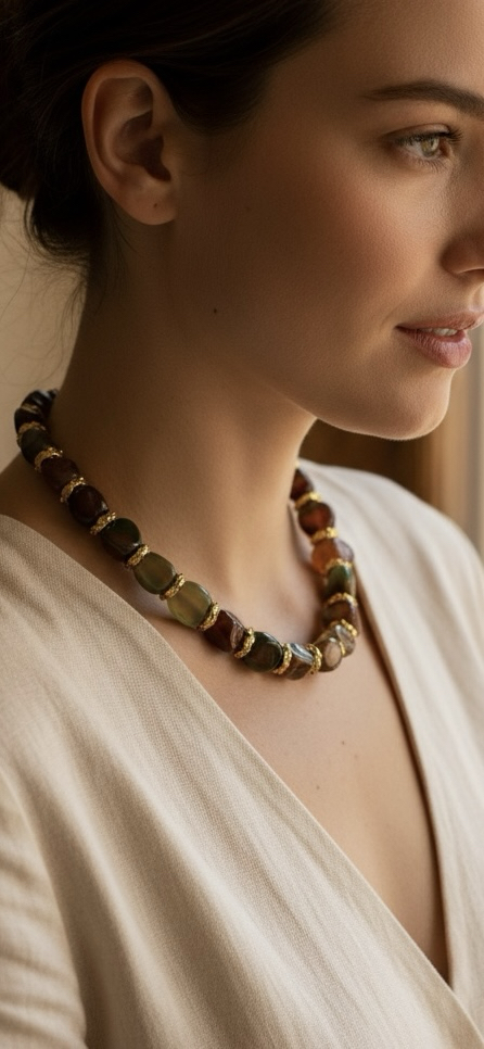 Amber Depth Kolye