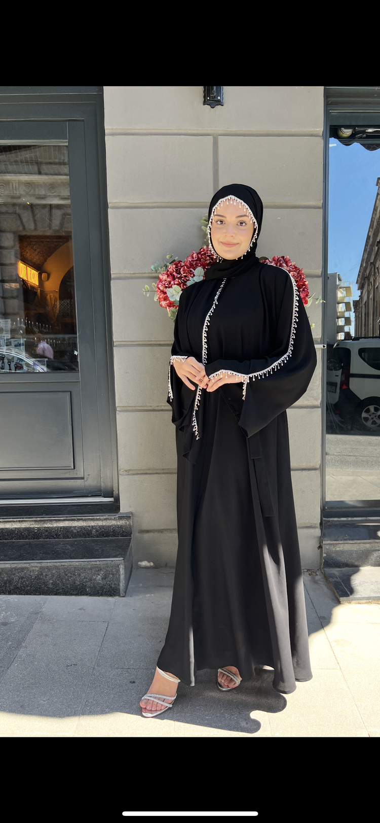 Siyah inci rüya abaya ✨