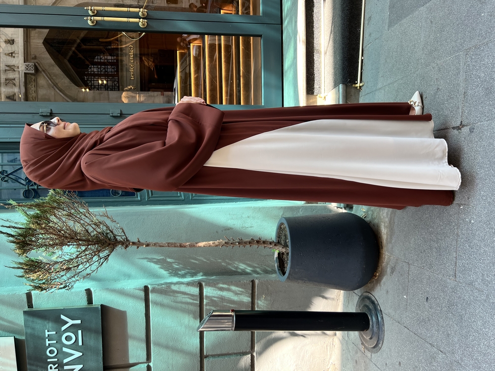 Kahverengi Hürrem abaya ✨